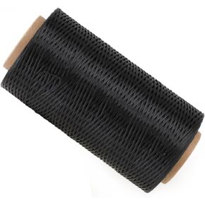 200 Meter 1mm 150D White Leather Sewing Flat Waxed Dacron Thread Cord DIY