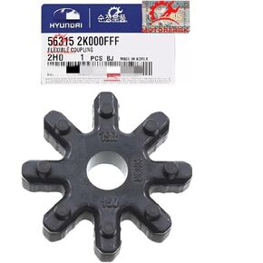 OE# 56315-2K000FFF Flexible Steering Coupler Replacement for Compatible with Hyundai Kia Sonata Elantra Santa Fe Azera Veloster Soul Optima Forte Cadenza Vehicle, Black