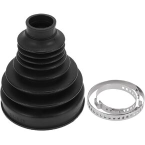 Inner CV Joint Boot Kit for Volvo S40 2005-2010 for Volvo S60 2011-2018 Strong Durable Constant Velocity Joint Boot No.31325679 W/Clamps Rubber 1 Set