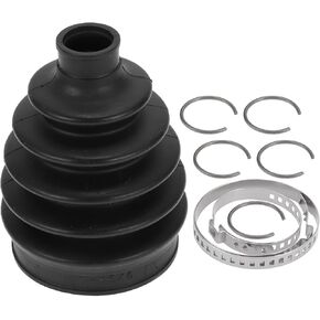 Outer CV Joint Boot Kit for Mazda 5 2012-2015 Strong Durable Constant Velocity Joint Boot No.FP1022530 W/Clamps Rubber 1 Set