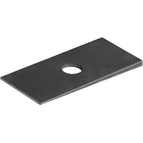 eoere 4 PCS Steel Shim Beveled Washers 6 Degree Shim Suspension Leaf Spring Shim Kit, Underpinning Wedges, Tapered Wedges, Size: 6" x 2-5/8", Thickness: 2~7.6 mm