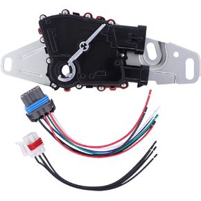 MOTOKU Park Neutral Position Back-up Lamp Safety Switch w/Connector Wire Harness Kit for 4L60E 4L80E Transmission Express Suburban Silverado Avalanche Savana Sierra Yukon C/K Escalade 1995-2003
