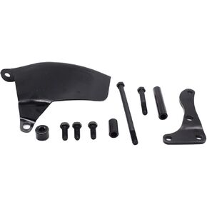 Chrome Plated Alternator Bracket Kits for Chevy SBC SB 305 350 Long Water Pump w/Hardware LWP