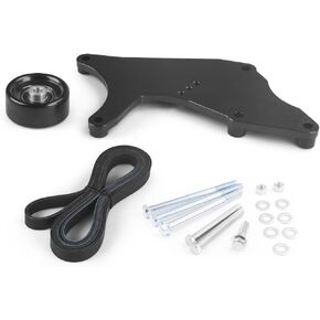 LS Truck/SUV Dual Alternator Bracket Kit for Chevy GM 1999-2013 4.8 5.3 6.0 6.2L V8 Vortec Engine Chevy Tahoe Suburban Silverado, GMC Yukon, Cadillac Escalade, Hummer H2 Etc
