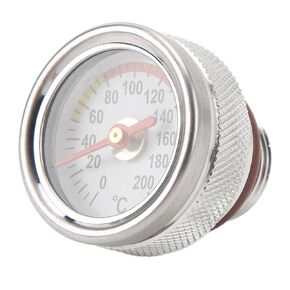 Oil Temperature Gauge, M20 X 1.5 Solid Construction, Easy Installation, 0 to 200?, Accurate and Oil Temperature Gauge for Motorcycles