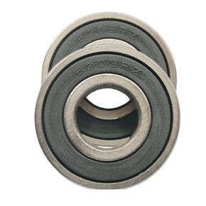 6203-2RZ Bearing, Double Rubber Sealed Shielded Ball Bearing 17x40x12mm, deep Groove Ball Bearing, Used for Scooters, Inline Roller Skates, etc., Industrial Small Bearings (2 pcs)