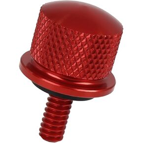 1/4 Inch-20 Thread Motorcycle Red Aluminum Alloy Rear Seat Bolt Mount Screw for Harley Davidson Sportster 1996-2017 Replacement Durable Material