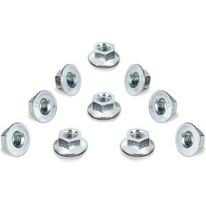 M142955 Lock Nuts Ten Piece Set, Compatible with John Deere 2025, 4210, GT322, GX255, LA150, LX280, S240, X115R, X300, XUV825, Z225