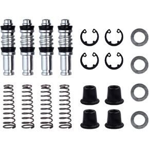 4Pcs Clutch Brake Pump Repair Kits, 12.7mm Motorcycle Piston Plunger Repair Kits, Master Cylinder Rigs Repair Tools for Motocross Scooter Cyclist