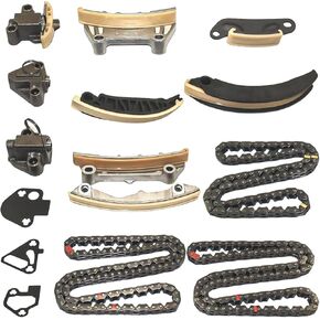 Torchbeam Engine Timing Chain Kit for Traverse, Impala, Impala Limited, Colorado, Acadia, Enclave, SRX, Camaro, LaCrosse, CTS, XTS, Terrain, Equinox, Malibu, Canyon, Outlook, Acadia Limited, Aura, STS