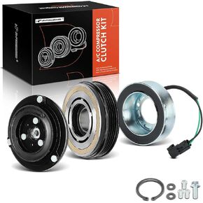 A-Premium Air Conditioner AC Compressor Clutch Kit Compatible with Ford F-150 F150 2011-2014, Transit-150 Transit-250 Transit-350 Transit-350 HD 2015-2019, Expedition & Lincoln Navigator, 3.5L 3.7L