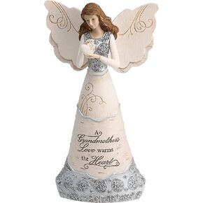 Pavilion Gift Company Elements Angels 82438 Angel Figurine Miscarriage Bereavement 5" Angel Figurine, Cream