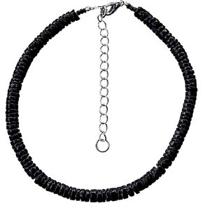 BlueRica Smooth Puka Shell Anklet 10"