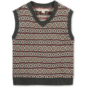 Hope & Henry Boys' V-Neck Sweater Vest in Kuwait