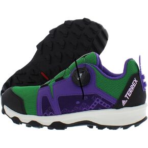 adidas Terrex Agravic Boa Lego Boys Shoes Size 3, Color: Green/Purple-Green
