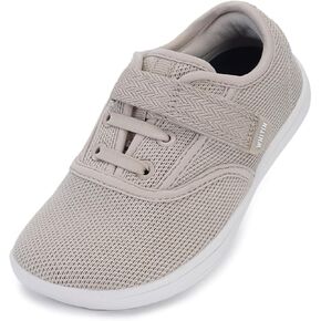 WHITIN Toddler/Little Kids Wide Toe Box Barefoot Shoes + Minimalist Sneakers for Boys Girls + Zero Drop Sole