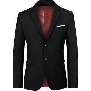 Boys' Blazer Suit Jacket Slim Fit Kids School Blazer Coat
