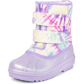 The Children's Place girls Faux Fur Trim Winter Snow Boot