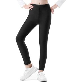 Girls Leggings Cotton Leggings for Toddler Footless Girls Pants Stretchy Baby Girl's Pants Infant Basic Leggings Size 6M -14Y