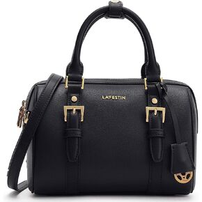 LA FESTIN Top Handle Purse Stylish Handbag Crossbody Satchel Handbag Barrel Bag with Adjustable Strap for Daily Travel