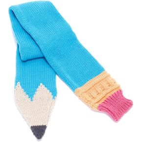 Childrens Warm Double -Knit Scarf - Pencil (Kids Age Range 4/5-12y)