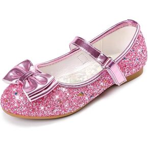 أحذية الفتيات الرسمية أحذية الأميرة أحذية الزهور للفتيات المسطحة وحفلات الزفاف والأطفال الصغار الصغار in Kuwait