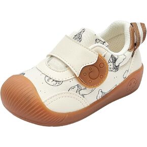 Balabala Baby Infant Boys Girls Sneakers Lightweight Breathable Hook & Loop Walking Shoes