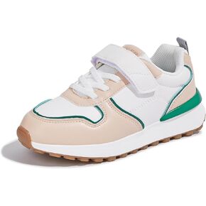 LUCKY STEP Kids Sneakers for Girls Boys Running Non-Slip Tennis Casual Walking Shoes Hook and Loop Unisex-Child Storybook Shoes for Big Kids, Little Kids & Toddlers