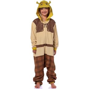 INTIMO DreamWorks Shrek Boys' Character Union Suit Sleep Pajama For Kids