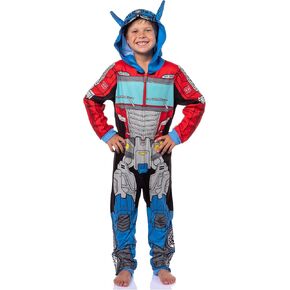 INTIMO Transformers Boys' Retro Union Suit One Piece Pajama Outfit - Optimus Prime and Bumblebee Styles Available