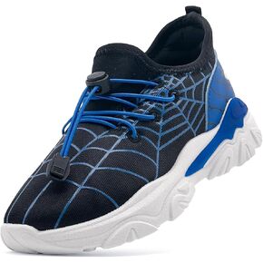 xinran & shengli Kids Tennis Running Sneakers Boys Girls Slip on Shoes Athletic Lightweight Gym Walking School Sport Shoes Toddlers Little Big Kids