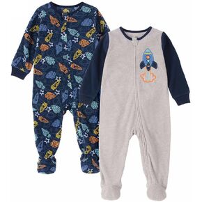 Kids Headquarters Kids 2-Pack Footed Blanket Sleeper