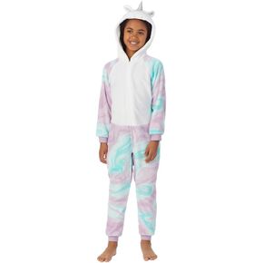 Youth Girls' Unicorn Hooded Fleece Sleeper (Medium 10/12) in Saudi Arabia