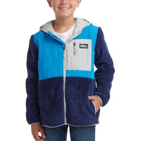 Eddie Bauer Kids' Fleece Jacket - Soft Fleece Sherpa Lined Hooded Jacket for Boys and Girls - Cozy Full Zip Up Hoodies (5-20)