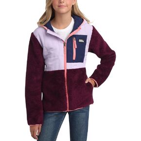 Eddie Bauer Kids' Fleece Jacket - Soft Fleece Sherpa Lined Hooded Jacket for Boys and Girls - Cozy Full Zip Up Hoodies (5-20)
