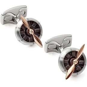 Fundamentals Mechanicals SOP with Engine Cufflinks, Black