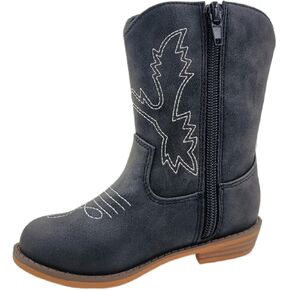ICEBIRDS Little Kid's and Toddler Western Cowboy Boot