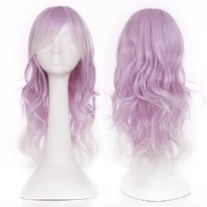 S-noilite 32inch Long Straight Wine Red Hair Wig Heat Resistant Cosplay Anime Costume Red Wig Halloweem Party Dark Red Wig for Women Burgundy Red Wig with Bangs
