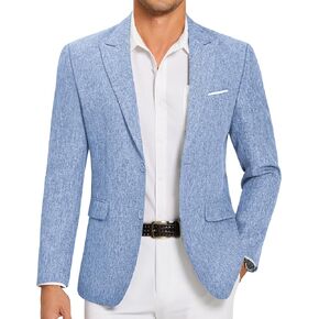 COOFANDY Men Casual Blazer Two Button Sport Coat Slim Fit Lightweight Business Suit Jackets
