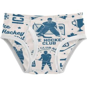 Dussdil Ice Hockey Player Helmet Boy's Underwear Boys Briefs Toddler Cotton Training Underwear 2t