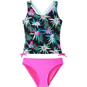 Angel season Girls Tankini Swimsuit Bathing Suit for Teen Girls Two Piece Set Summer Beach Swimwear upf50+ Swimming Suit