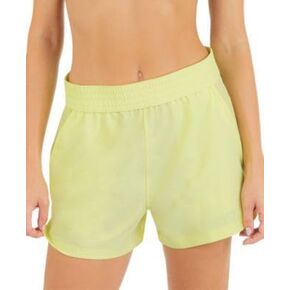 Hurley Swimwear Juniors Solid Smocked-Waist S Electric Lemon