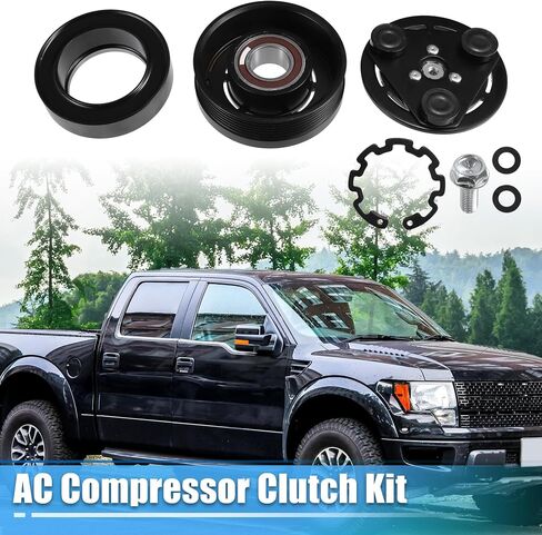 uxcell 1 Set AC Compressor Clutch Kit Replace for FORD F-150 2004 2005 2006 8 CYL 4.6L/5.4L in Saudi Arabia