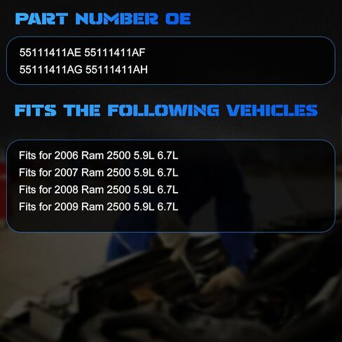 55111411AE طقم قابض ضاغط مكيف الهواء يناسب 2006-2009 Ram 2500 5.9L 6.7L قطع غيار السيارات ما بعد البيع قطع غيار السيارات OE 55111411AF، 55111411AG، 55111411AH in Kuwait