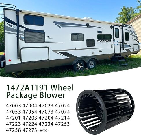 1472A1191 عجلة منفاخ، عجلة منفاخ مكيف الهواء متوافقة مع كولمان 47003، 47004، 47023، 47024، 47053، 47054، 47073، 47074، 47201، 47203 إلخ in Kuwait