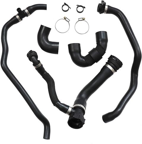MUNIK Oil Feed Line Kit 9Pcs - Engine Water Radiator Coolant Tube Kit For BMW X5,X6 E70 2011-2013 E71 2008-2014 XDrive35i 40i Replacement# 11537589949 11537584630 11537585023 11537584543 17127586774 in Saudi Arabia