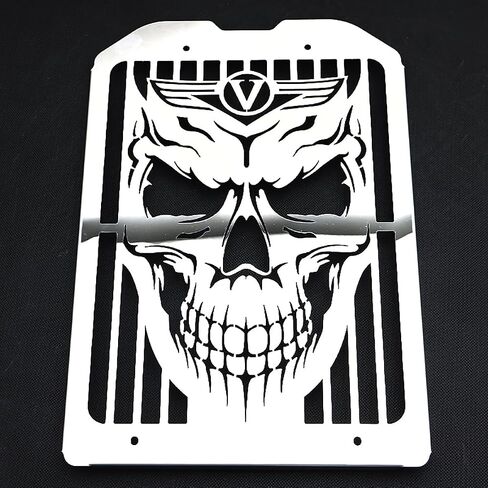 Chrome Steel Radiator Cover Grill Guard Tank Cooler Cap For Kawasaki Vulcan VN1500 VN1600 Mean Streak 2002-2008 VN 1500 1600 in Saudi Arabia