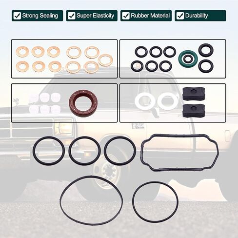 Fuel Injection Pump Repair Kit Gasket Seal 7135-110 DPA CAV Compatible with Ford 2000 3000 5000 7000 + Massey Ferguson Long Tractor DPA CAV 3 4 6 Cyl Repalece # CAV7135-110 7135110 in Saudi Arabia