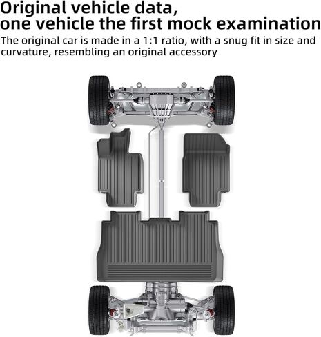 8 قطع من سجادات أرضية السيارة لسيارة Tesla Cybertruck 2024 2025، سجادات أرضية TPE لجميع الأحوال الجوية لإكسسوارات شاحنة Cybertruck، سجادة سرير الشاحنة، سجادة الباب الخلفي، الطبقة السفلية الأمامية والخلفية، حماية بطانة البضائع in Kuwait