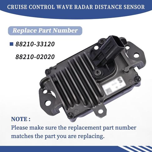 Cruise Control Wave Radar Distance Sensor 88210-33120 Compatible with Toyota RAV4 Mirai Corolla Venza Prius 2019-2022│for Lexus ES300h NX300 RX350L RX450h UX200 2019-2022 88210-02020 in Saudi Arabia